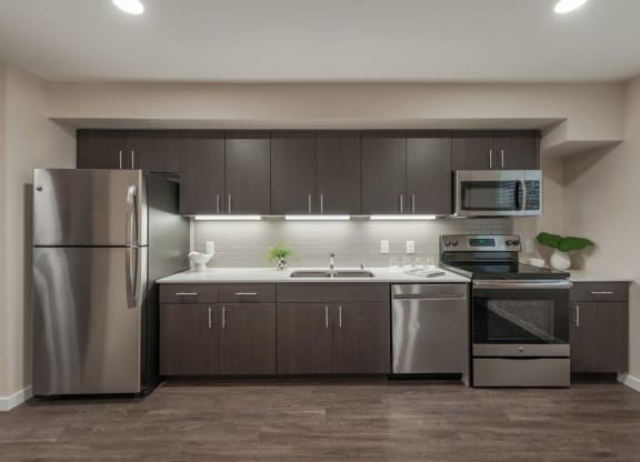 192nd West Lofts Model Kitchen