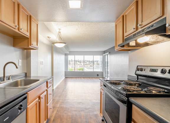 Luxe at Meridian Apartments Kitchen