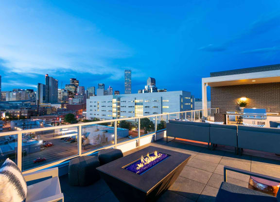 TriVista on Speer Exterior Fire Pit