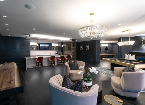 TriVista on Speer Interior Clubhouse