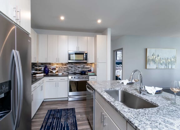 TriVista on Speer Model Kitchen