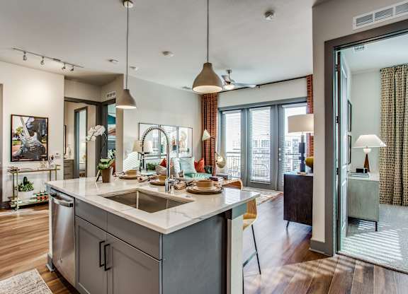 Aura Thirty2 Apartments Model Kitchen