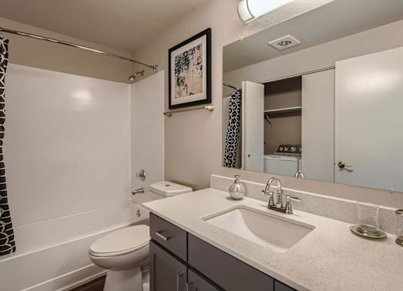 Align Apartments Model Bathroom