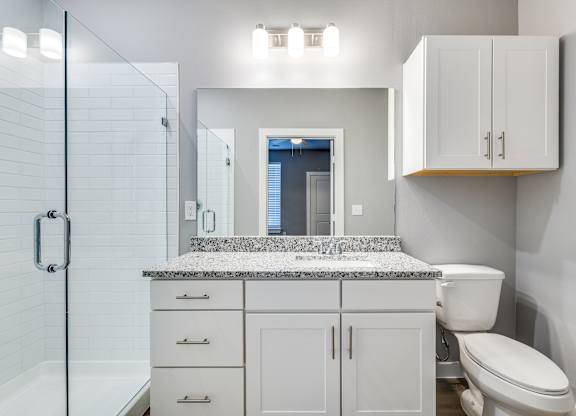 Luxurious Bathroom at Four Cedars, Gunter Texas