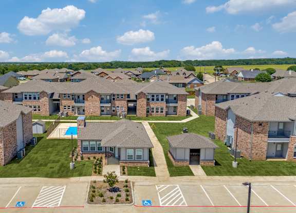Aerial Exterior View at Four Cedars, Gunter Texas