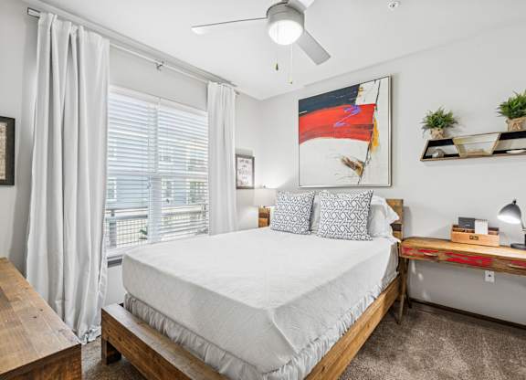 909 Flats Modern Apartments in Nashville, Tennessee Model Bedroom