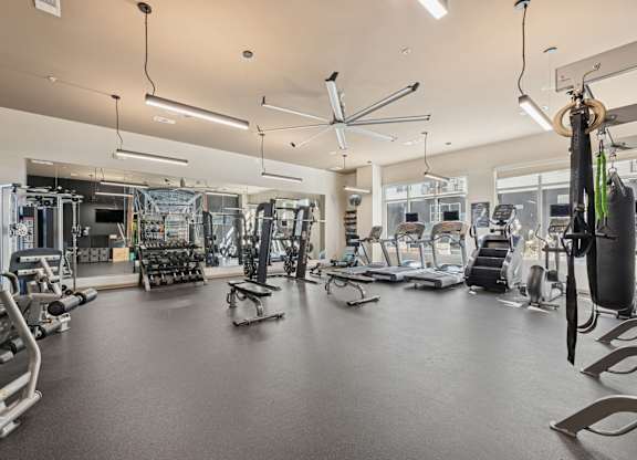909 Flats Modern Apartments in Nashville, Tennessee Fitness Center