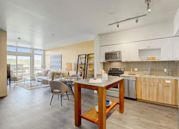 Sparc Apartments Model Kitchen and Dining Area