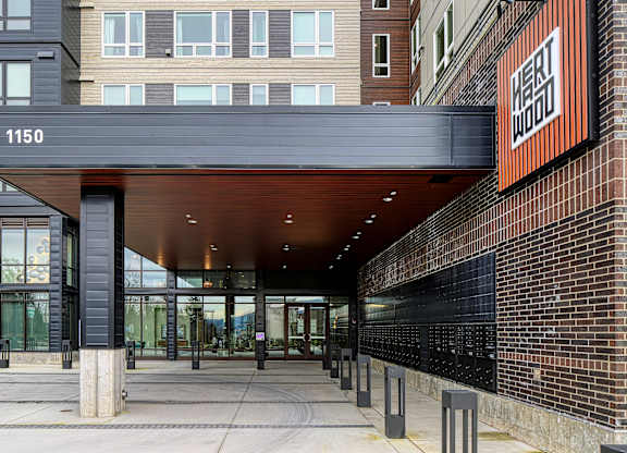 the entrance to the new metro hotel at 1100 broadway