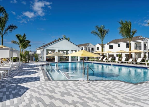 Altair by Soltura Pool with Lounge Chairs