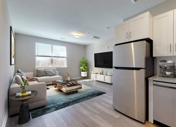 Alton Jefferson Park Apartments in Denver, Colorado Model Kitchen