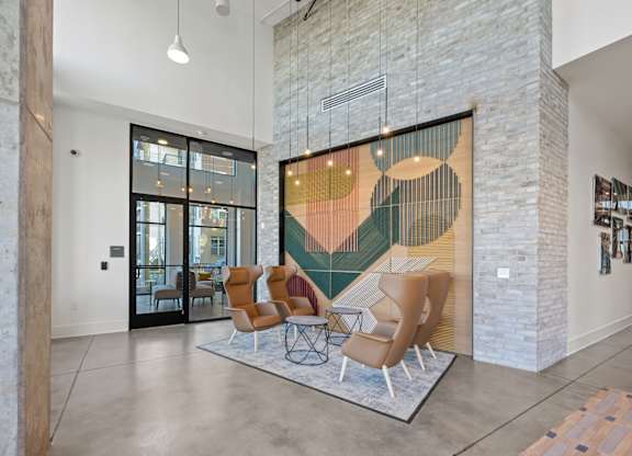 Alton Mill District Apartments in Charlotte, North Carolina Lobby
