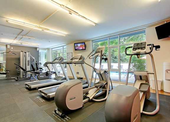 Luxe at Meridian Apartments Fitness Center