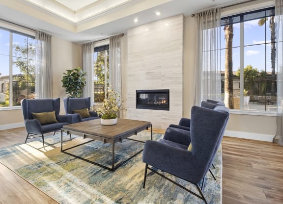 Estancia at Mission Grove Apartments Clubhouse Living Room
