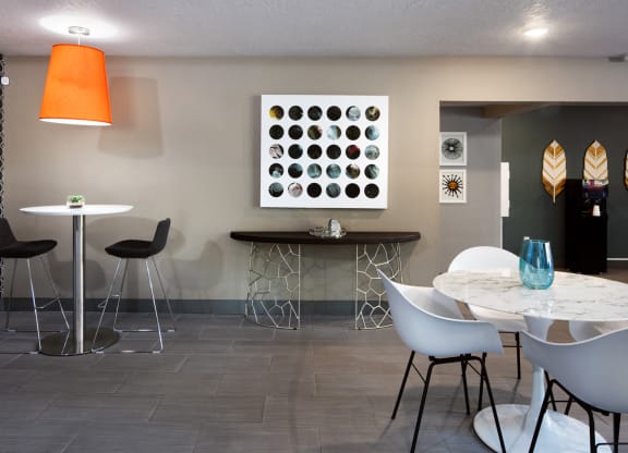 The Grove Apartments Bartop Seating Area