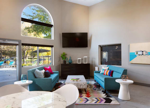 The Grove Apartments Clubhouse Seating Area