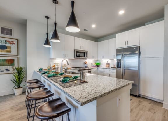 Aura Beacon Island Model Kitchen