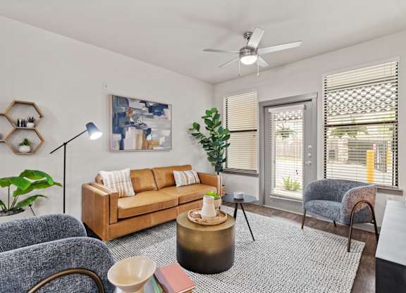 Axis Hamilton Apartments in San Antonio, Texas Model Living Room