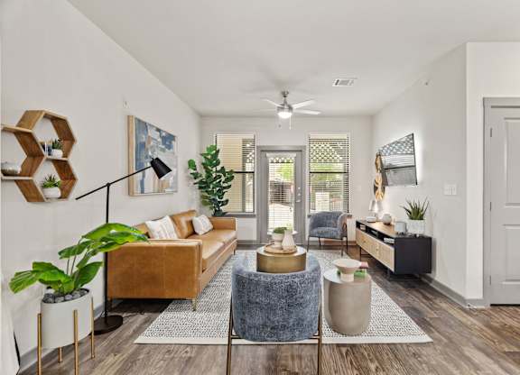 Axis Hamilton Apartments in San Antonio, Texas Model Living Room