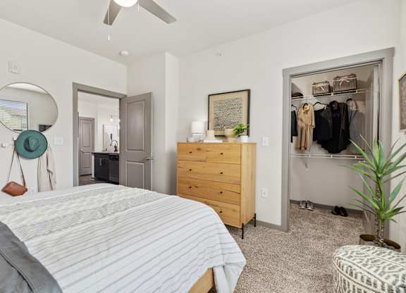 Axis Hamilton Apartments in San Antonio, Texas Model Bedroom