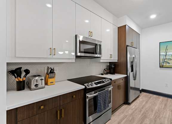 Axis Midtown Apartments in Atlanta, Georgia Model Kitchen