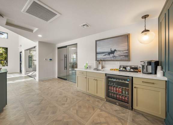 Bayside Apartments in Phoenix, Arizona Clubhouse Kitchenette