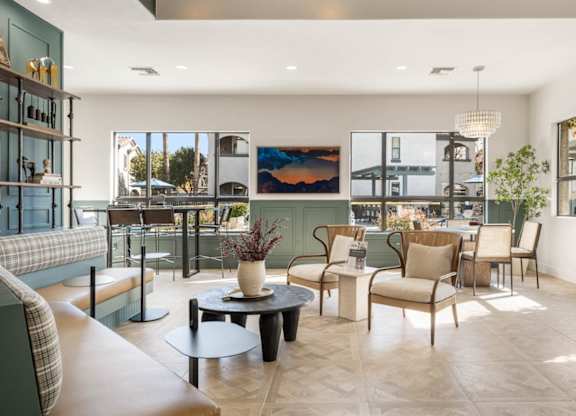 Bayside Apartments in Phoenix, Arizona Clubhouse Lounge