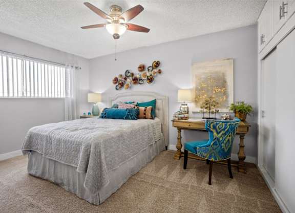 Atrium at West Covina Apartments Model Bedroom