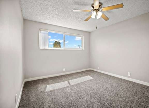 Atrium at West Covina Apartments Bedroom with Ceiling Fan
