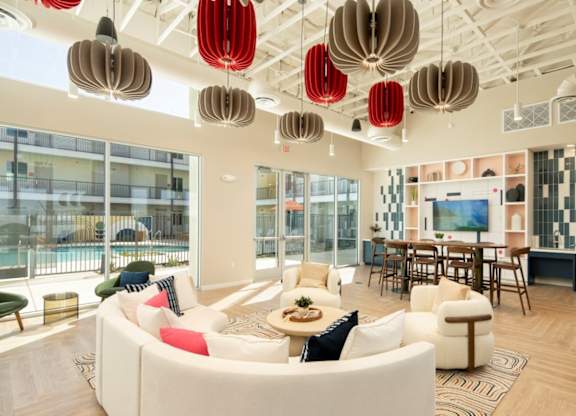 Cabana Aldea New Apartments in Glendale, Arizona Clubhouse Lounge