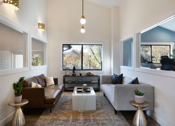 Clover Creek Apartments Lobby Seating Area
