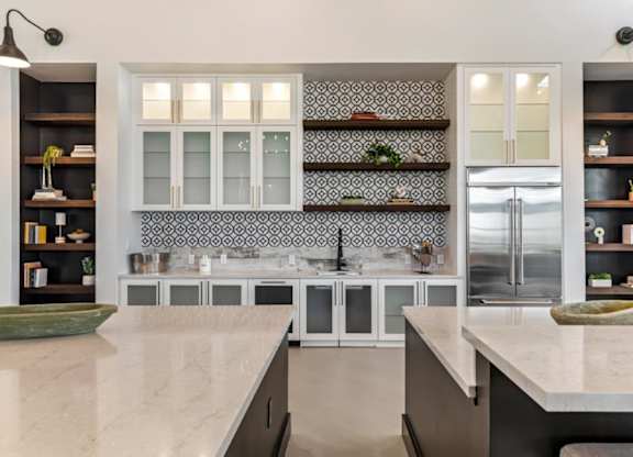 Corban Farms at Cane Ridge Farmhouse Community Kitchen and Cabinets
