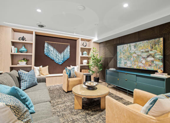 Corner 63 Apartments lounge seating area