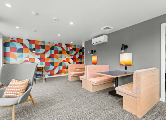 Corner 63 Apartments co-working area