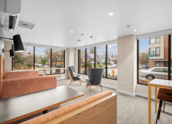 Corner 63 Apartments lounge area