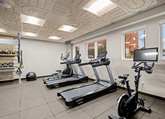 Corner 63 Apartments fitness center