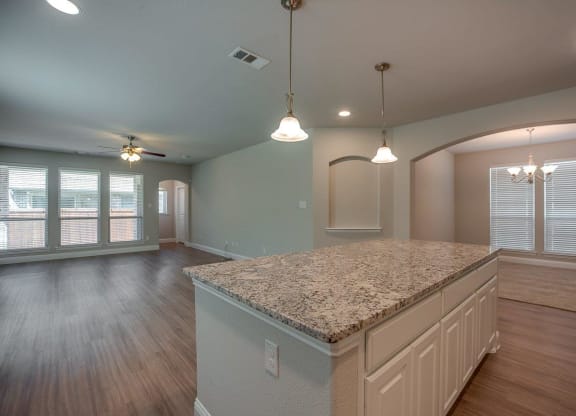 Cottages at the Realm Kitchen with Island