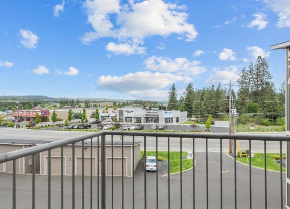 Dakota Flats Apartments in Spokane, Washington Private Balcony