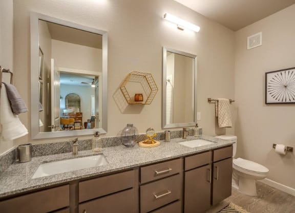 Discovery at The Realm in Lewisville, Texas Model Bathroom