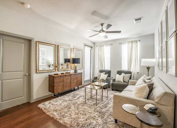 Modern Living Room at Discovery at The Realm, Texas