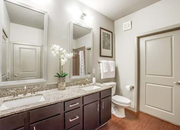 Model Bathroom at Discovery at The Realm, Lewisville