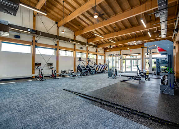 Gym at Discovery at The Realm, Texas