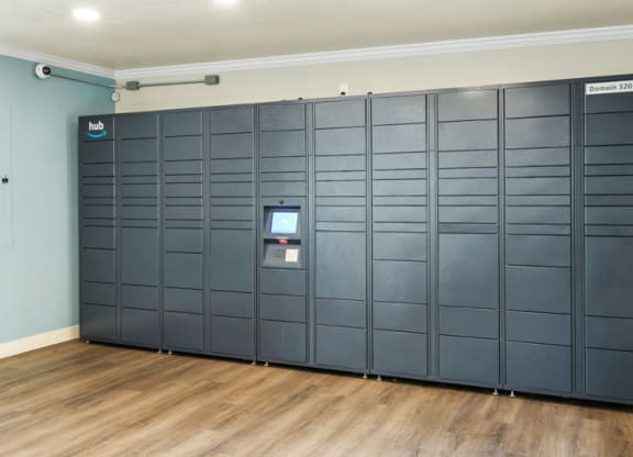 Domain 3201 Apartments Package Lockers