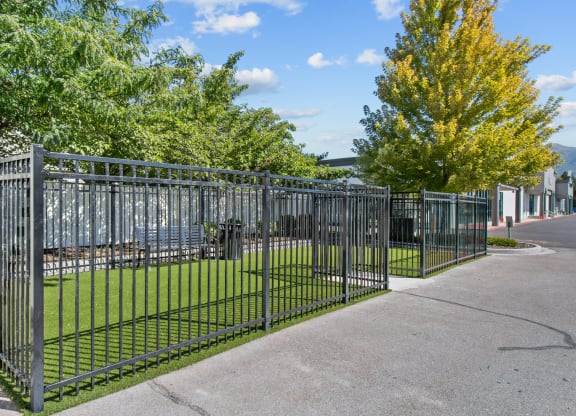 photo of a custom ornamental steel fence installed by first fence company in hillside, il