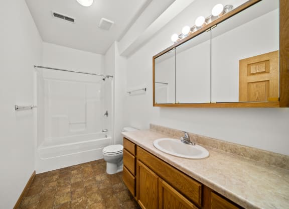 Remington Village Apartments Vacant Bathroom