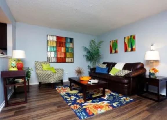 Eastgrove Apartments Model Living Room