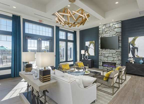 EVOLV at Stonehaven Townhomes in White Plains, Maryland Clubhouse Lounge