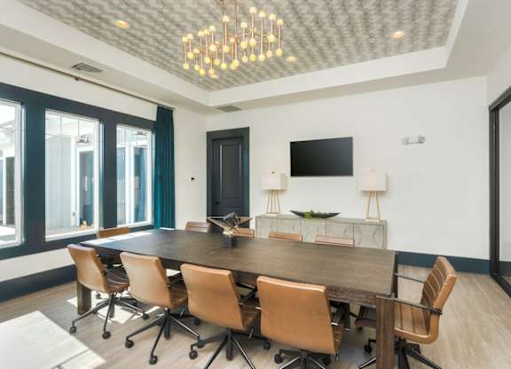 EVOLV at Stonehaven Townhomes in White Plains, Maryland Clubhouse Conference Room