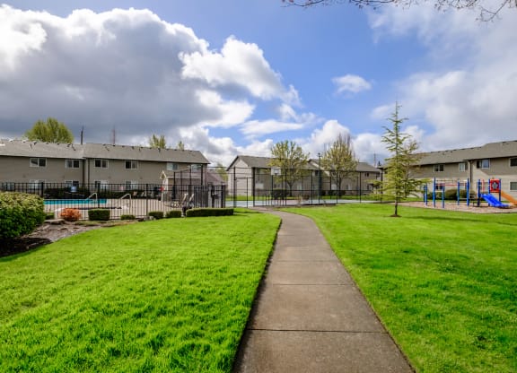 our apartments offer a park with a playground