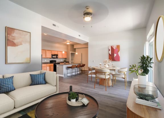 The Boulevard Model Living Room